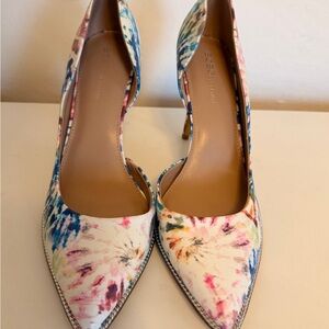 BCBGeneration Multicolor Tie-Dye Heels